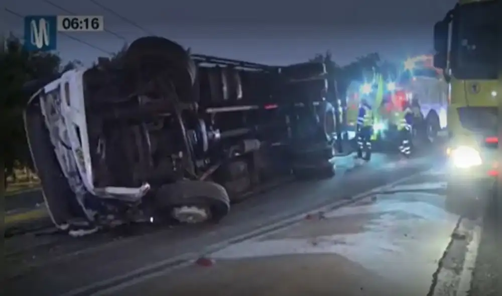 El hecho ocurrió aproximadamente a las 3 de la mañana. Foto: captura Canal N