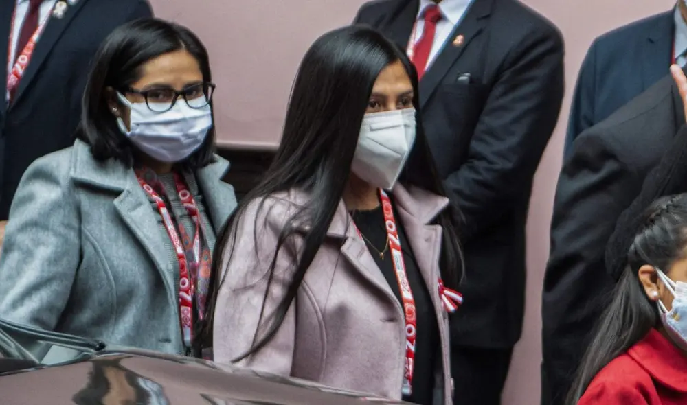 La cuñada de Pedro Castillo fue captada ofreciendo obras en la provincia de Chavín. Foto: difusión.