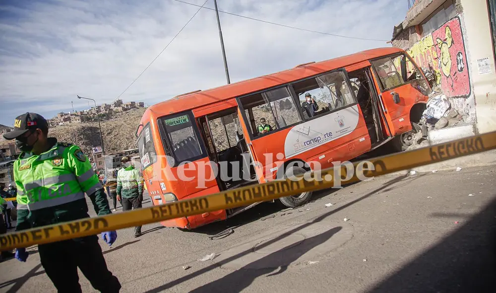 El accidente se produjo al promediar las 7.20 horas en el sector de El Porvenir. Foto: Rodrigo Talavera/La República