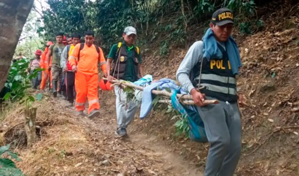 La labor de búsqueda se realizó con apoyo de la Policía, Serenazgo y las juntas vecinales. Foto: PNP La labor de búsqueda se realizó con apoyo de la Policía, Serenazgo y las juntas vecinales. Foto: PNP