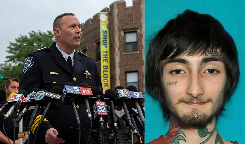 Las autoridades acusan a Robert 'Bobby' E. Crimo III como el autor del tiroteo en Illinois, en un desfile del Día de la Independencia. Foto: AFP