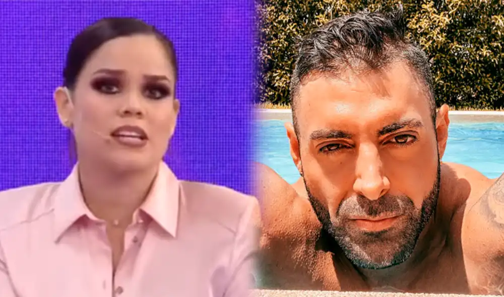 Andrea San Martín aclaró que Greg Michel y Sebastián Lizarzaburu no son amigos cercanos. Foto: composiciónLR/captura ATV/@sebaslizar/Instagram