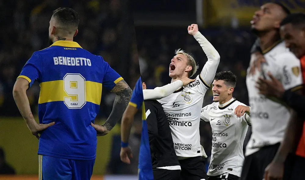 Corinthians avanzó a cuartos de final de Copa Libertadores 2022. Foto: composición GLR/AFP Corinthians avanzó a cuartos de final de Copa Libertadores 2022. Foto: composición GLR/AFP