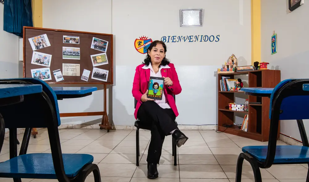 Aleyda es una profesora chiclayana que ha impulsado el uso de la tecnología en la educación. Foto: cortesía Fundación Telefónica