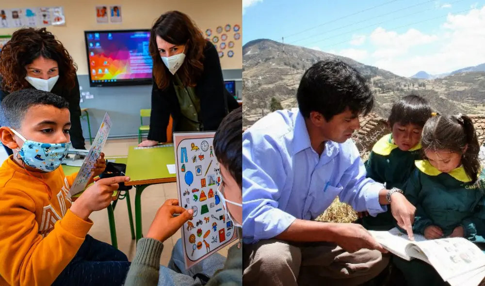El 6 de julio se celebra el Día del Maestro a aquellos que hacen de la sociedad algo mejor de lo que ya es con sus enseñanzas. Foto: composición LR/El País/Andina El 6 de julio se celebra el Día del Maestro a aquellos que hacen de la sociedad algo mejor de lo que ya es con sus enseñanzas. Foto: composición LR/El País/Andina