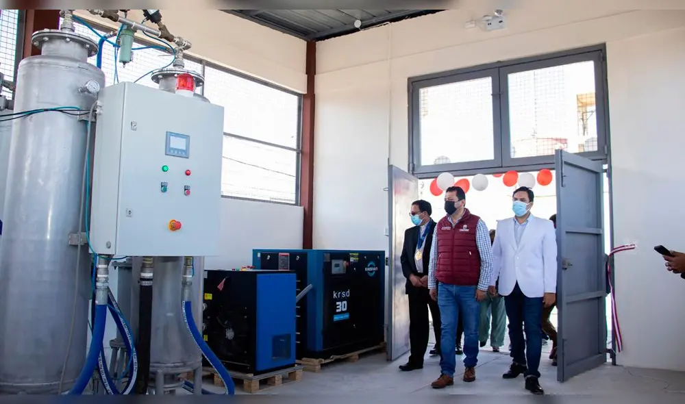 GORE Lambayeque, Sociedad Cívil y Respira Monsefú inauguraron planta de oxígeno. Foto: GORE Lambayeque. GORE Lambayeque, Sociedad Cívil y Respira Monsefú inauguraron planta de oxígeno. Foto: GORE Lambayeque.