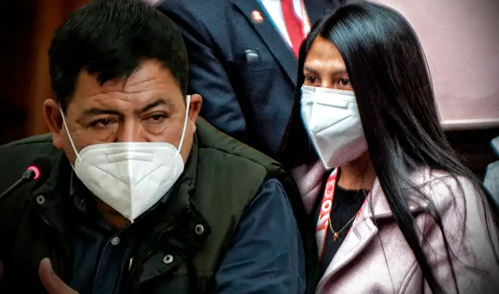 La cuñada de Pedro Castillo fue captada ofreciendo obras de saneamiento en el centro poblado La Succha. Foto: composición de Gerson Cardoso/Facebook/Difusión La cuñada de Pedro Castillo fue captada ofreciendo obras de saneamiento en el centro poblado La Succha. Foto: composición de Gerson Cardoso/Facebook/Difusión