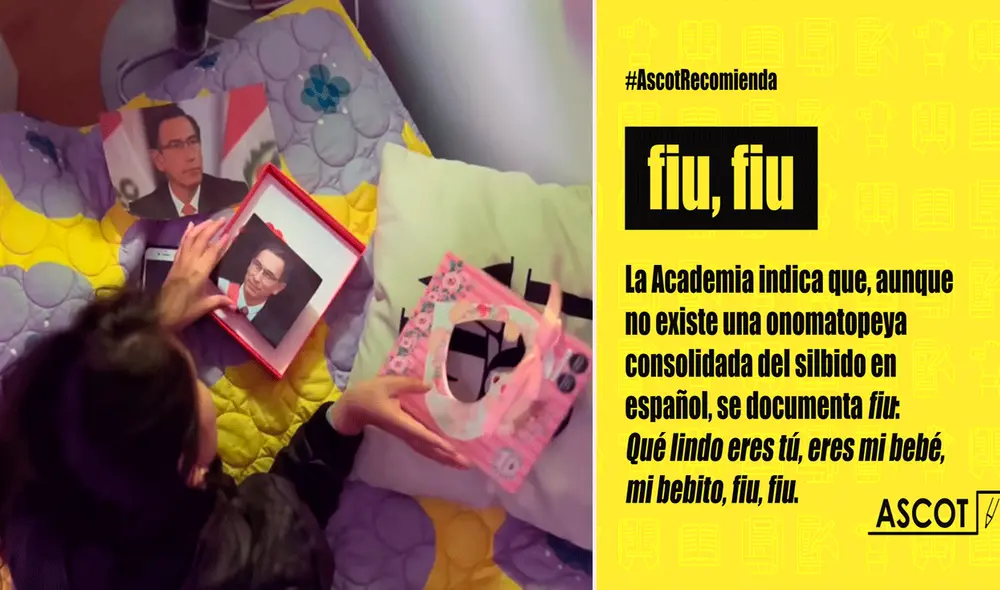 Fiu fiu: conoce qué significa la onomatopeya viral más repetida en el mundo. Foto: composición LR/Facebook/@ascotperuof Fiu fiu: conoce qué significa la onomatopeya viral más repetida en el mundo. Foto: composición LR/Facebook/@ascotperuof