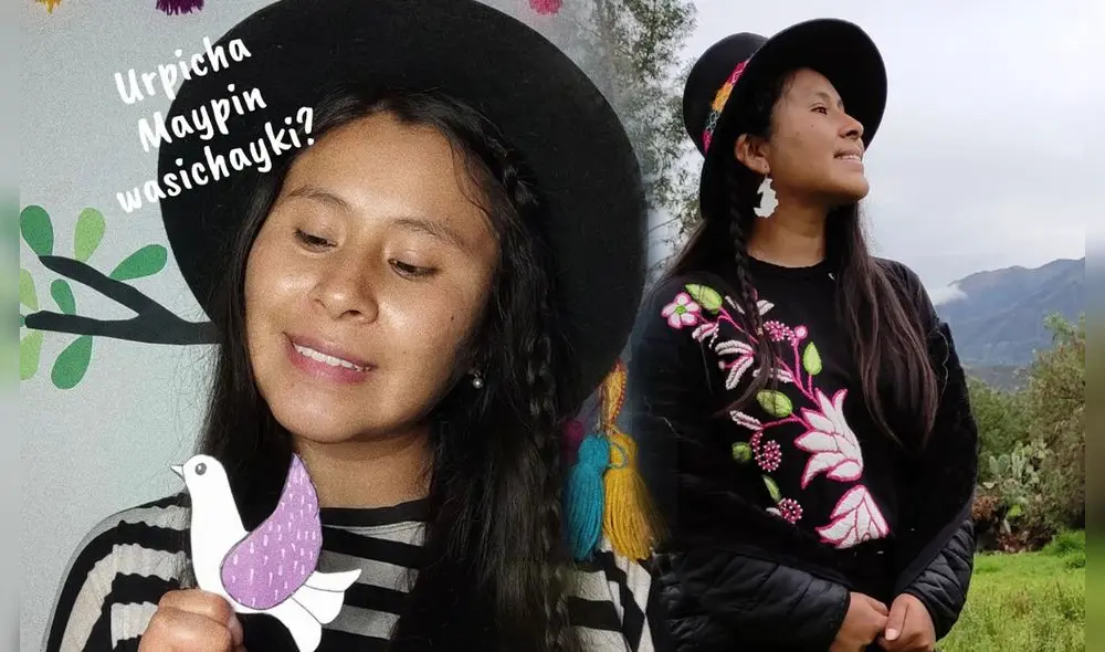 Yanira pensó en las redes sociales como la mejor forma para que las personas aprendan sobre el quechua. Foto: composición LR/captura de Instagram/Yanira Ccencho Yanira pensó en las redes sociales como la mejor forma para que las personas aprendan sobre el quechua. Foto: composición LR/captura de Instagram/Yanira Ccencho
