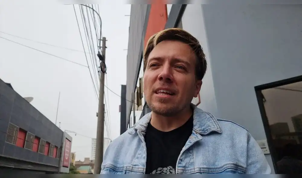 El cantane y actor Julián Zucchi se pronunció sobre la crisis matrimonial que viven Aldo Miyashiro y Érika Villalobos. Foto: Gianella Aguirre/URPI-LR