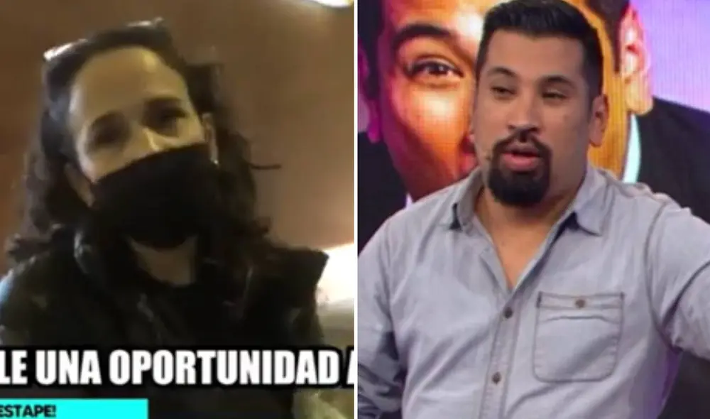 Erika Villalobos se pronunció tras ser captada con Aldo Miyashiro. Foto: composición LR/capturas de Willax TV y América TV Erika Villalobos se pronunció tras ser captada con Aldo Miyashiro. Foto: composición LR/capturas de Willax TV y América TV