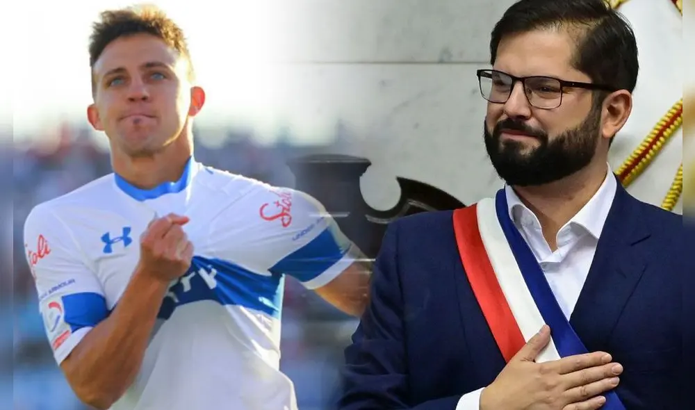 Gabriel Boric manifestó su gusto por el fútbol en diversas ocasiones. Foto: composición LR/AFP/Uno