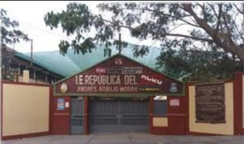 El hecho se reportó luego de que la subdirectora del plantel advirtiera la presencia de un hombre que vestía el uniforme de la casa de estudios. Foto: Institución Educativa República del Perú/Facebook