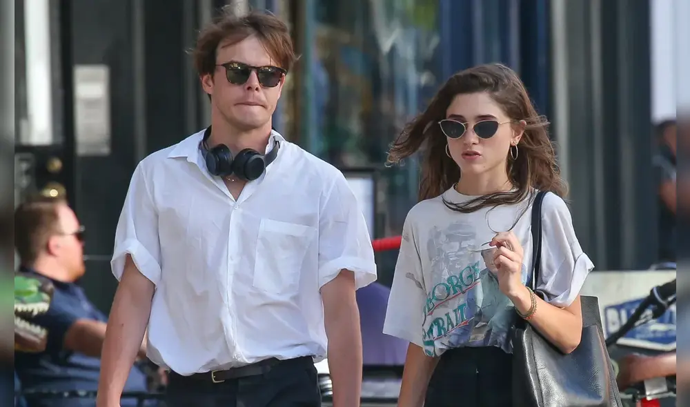 Natalia Dyer y Charlie Heaton son una de las parejas que existen dentro del set de "Stranger things". Foto: Vogue