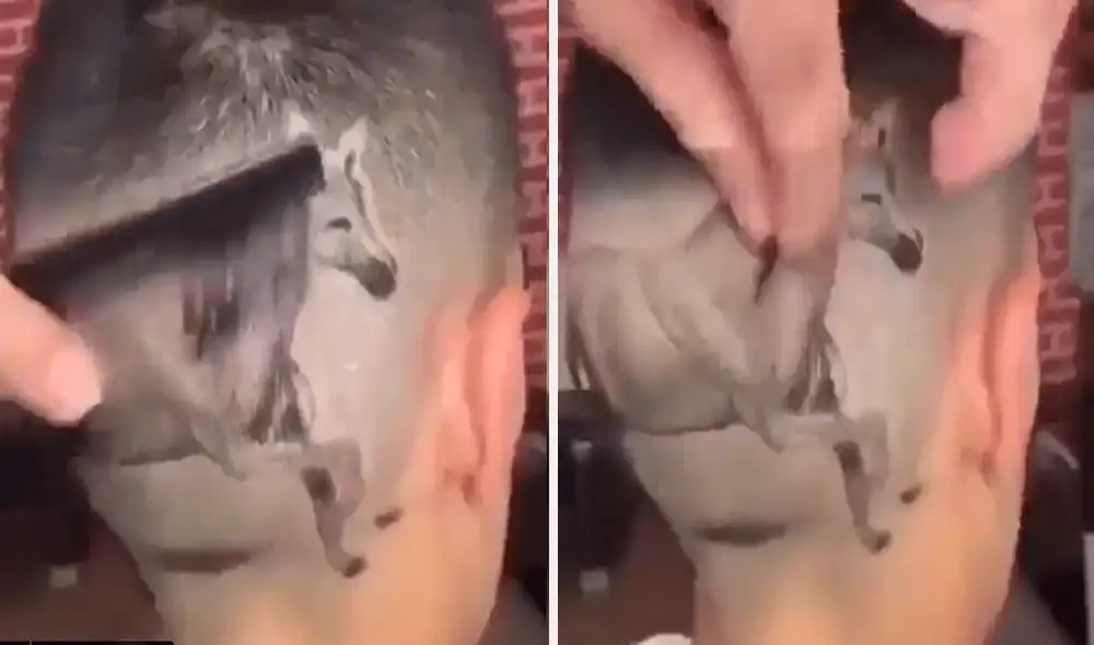 Usuarios en las redes no dudaron en aplaudir el gran talento del peinador. Foto: composición LR/TikTok/@duvidofaz Usuarios en las redes no dudaron en aplaudir el gran talento del peinador. Foto: composición LR/TikTok/@duvidofaz