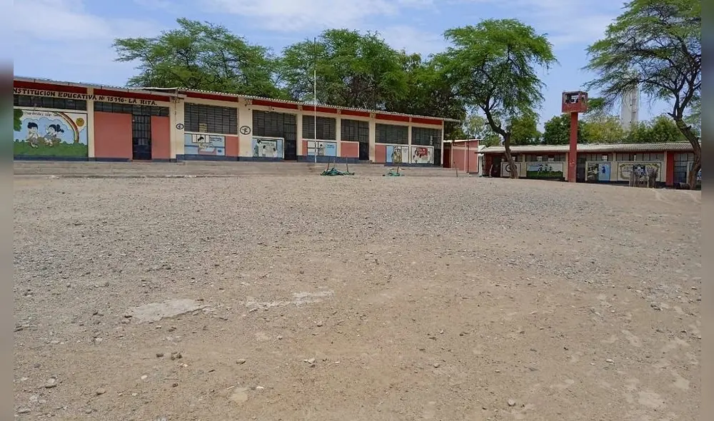 Piden reconstrucción de colegio de caserío La Rita. Foto: Eder Alzamora