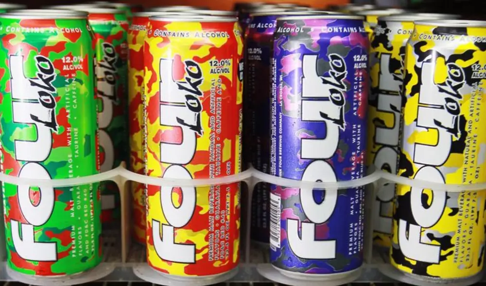 El Four Loko es una bebida acohólica muy potente, cada botella contiene alrededor de 12 grados de alcohol. Foto: Mercado Negro