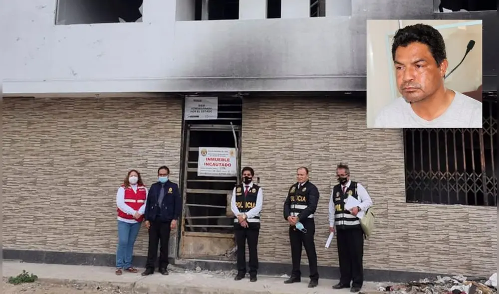 Como se recuerda, tras conocerse la detención de este sujeto, una turba de personas incendió la casa donde se halló a la niña. Foto: Ministerio Público Como se recuerda, tras conocerse la detención de este sujeto, una turba de personas incendió la casa donde se halló a la niña. Foto: Ministerio Público