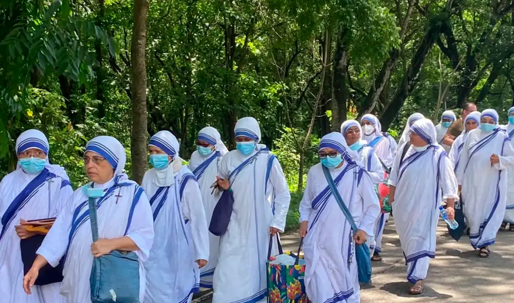 Las Hermanas de la Caridad de Santa Teresa de Calcuta salieron de Nicaragua. Foto: Padre Sunil Kumar Adugula