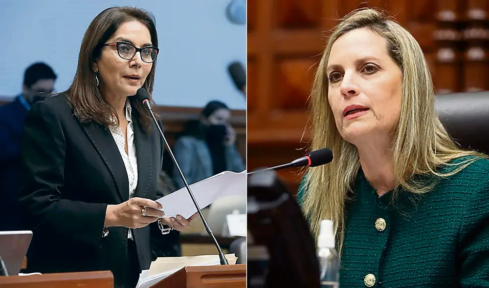 Impulsoras. Patricia Juárez elaboró un dictamen cuestionado y María del Carmen Alva, sin embargo, la secunda desde la presidencia de la Mesa Directiva en el Pleno del Congreso. Foto: composición/difusión Impulsoras. Patricia Juárez elaboró un dictamen cuestionado y María del Carmen Alva, sin embargo, la secunda desde la presidencia de la Mesa Directiva en el Pleno del Congreso. Foto: composición/difusión