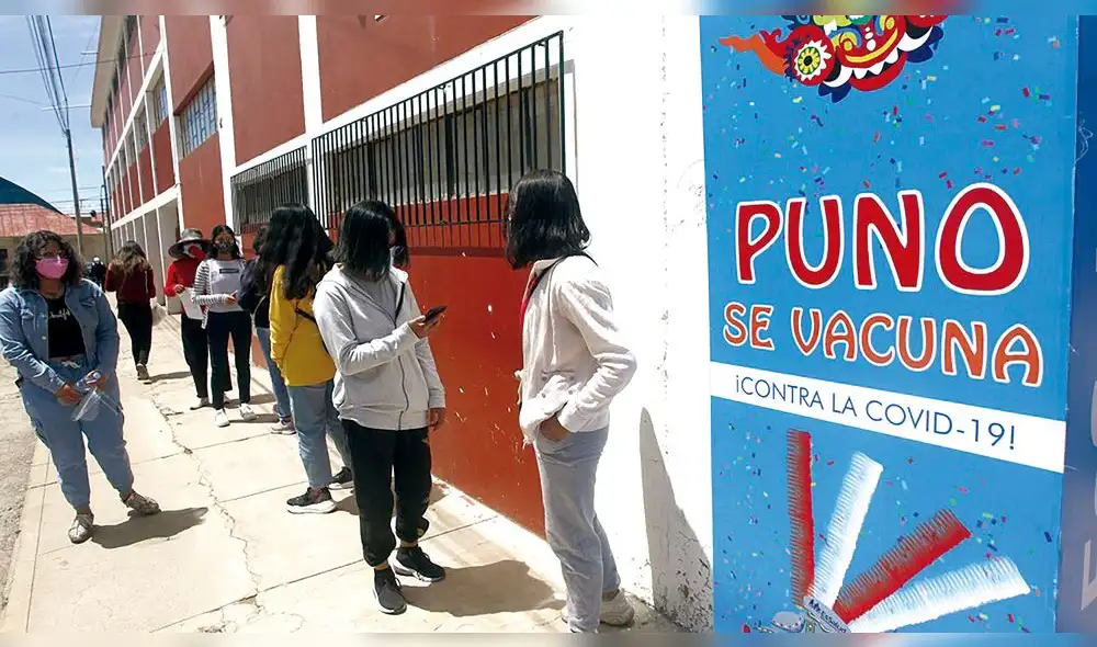 Proceso lento.  Hay rechazo a vacunación en Puno. Foto: Juan Carlos Cisneros/ La República