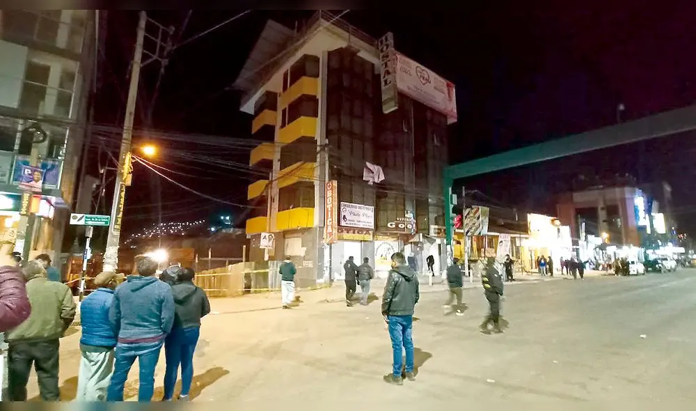 Evacuaron habitantes. Foto: La República