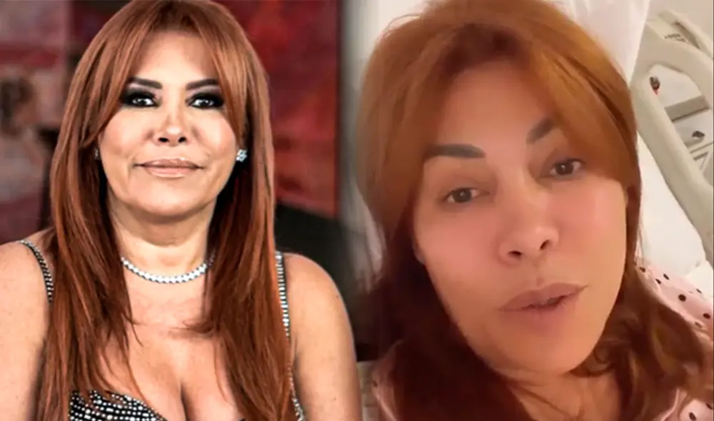 Magaly Medina se vio imposibilitada de presentarse en vivo en su programa la noche del 7 de julio. Foto: composición/captura ATV/Instagram