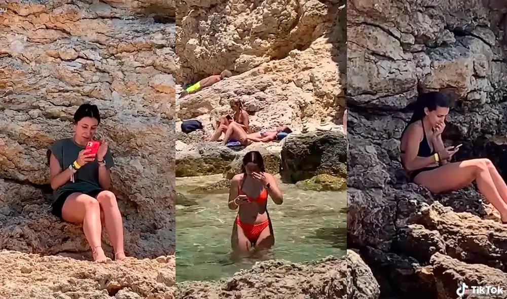 Las jóvenes no pudieron evitar derramar lágrimas al saber que no quedaron seleccionadas para ingresar a la universidad. Foto: composición LR/ captura de TikTok/ @alba.bau