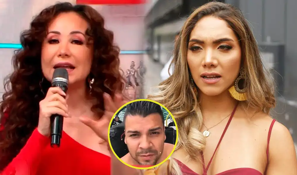 Incluso, Brunella Horna planteó la idea de que Christian Domínguez podría ser el coach deportivo de Rodney Rodríguez. Foto: composición/captura América TV/GLR/Instagram