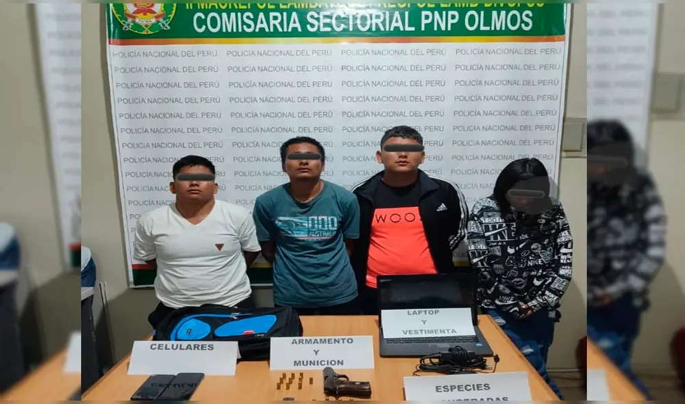 Sujetos intervenidos fueron puestos a disposición del Ministerio Público. Foto: PNP Sujetos intervenidos fueron puestos a disposición del Ministerio Público. Foto: PNP