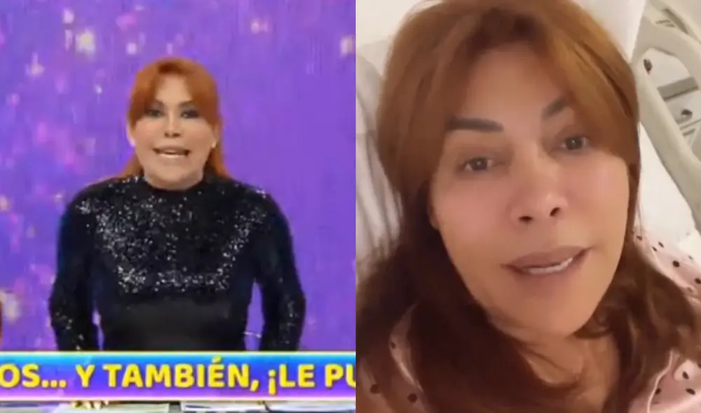Magaly Medina regresó a su espacio en ATV luego de estar internada. Foto: composición LR/ATV/Magaly Medina/Instagram