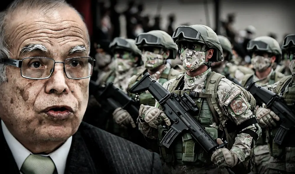 El Ministerio de Defensa rechazó las declaraciones que emitió el presidente del Consejo de Ministros, Aníbal Torres. Foto: composición Jazmin Ceras