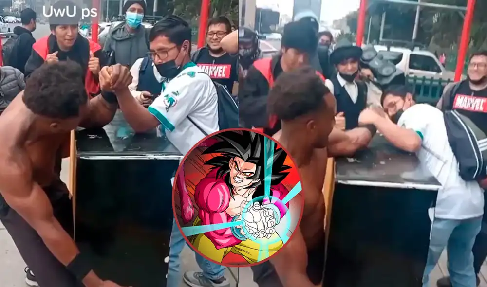 El joven sorprendió a miles en las redes sociales al vencer a su oponente con el curioso método. Foto: composición LR/captura de TikTok/@otaku_fans_uwu El joven sorprendió a miles en las redes sociales al vencer a su oponente con el curioso método. Foto: composición LR/captura de TikTok/@otaku_fans_uwu