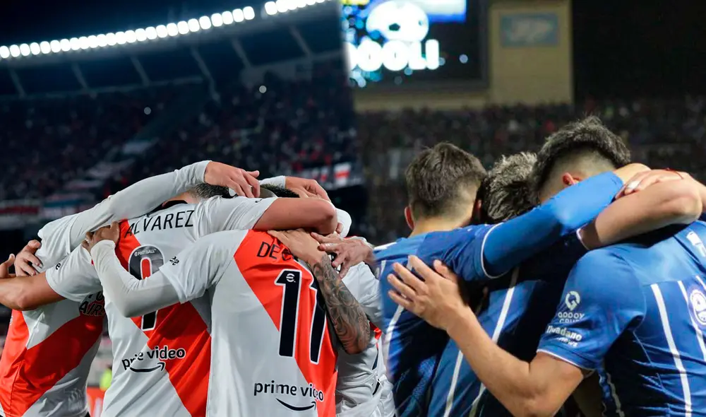 River Plate marcha en la casilla 13 de la Liga Argentina con 8 unidades. Foto: composición/RiverPlate/GodoyCruz