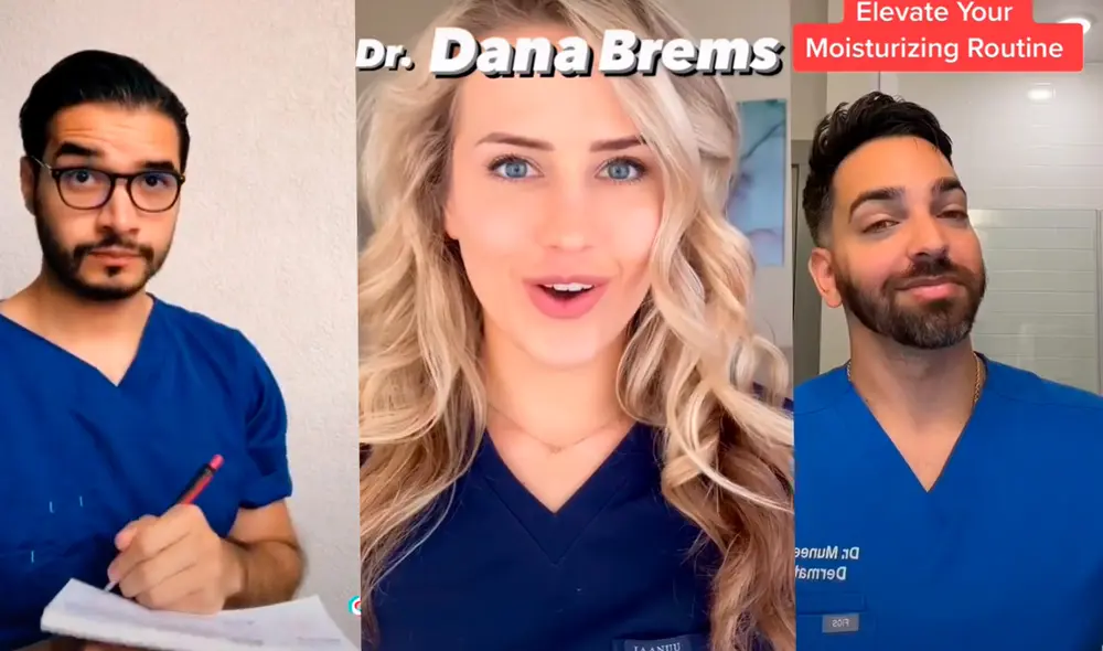Los doctores en las redes sociales han encontrado un espacio para ofrecer información de calidad y enseñar de manera dinámica. Foto: composición LR/captura de TikTok/@tumedicoamiga/@footdocdana/@dermdoctor Los doctores en las redes sociales han encontrado un espacio para ofrecer información de calidad y enseñar de manera dinámica. Foto: composición LR/captura de TikTok/@tumedicoamiga/@footdocdana/@dermdoctor