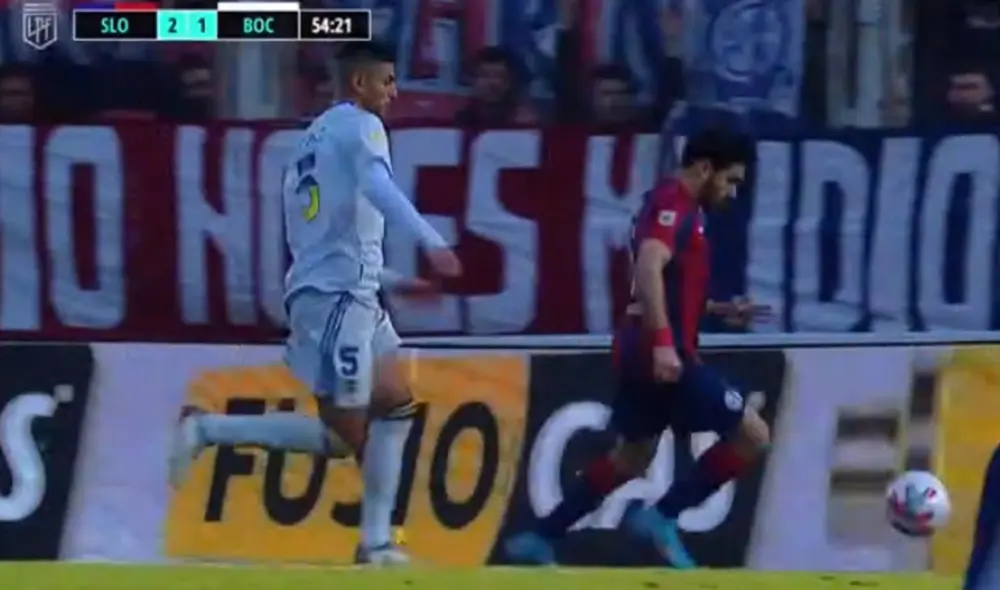 Carlos Zambrano fue titular en lugar de Carlos Izquierdoz. Foto: captura de ESPN