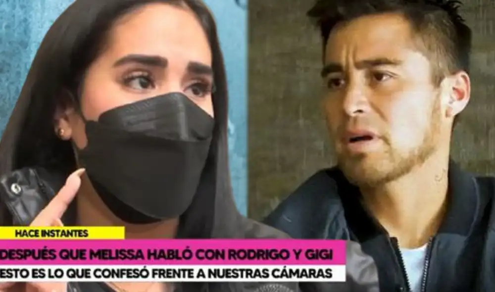 Rodrigo Cuba querelló por difamación a su exesposa Melissa Paredes. Foto: Composición LR/ Capturas de ATV / Willax