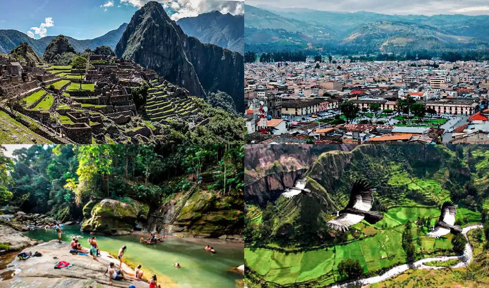 Te mostramos los destinos más frecuentados en Fiestas Patrias. Foto: composición LR/ Andina