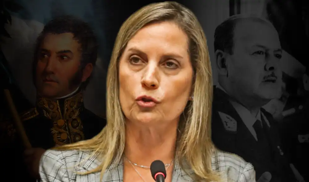 La presidenta del Congreso dijo que el Parlamento trabaja para “blancos e indios”. Foto: composición de Fabrizio Oviedo / La República La presidenta del Congreso dijo que el Parlamento trabaja para “blancos e indios”. Foto: composición de Fabrizio Oviedo / La República