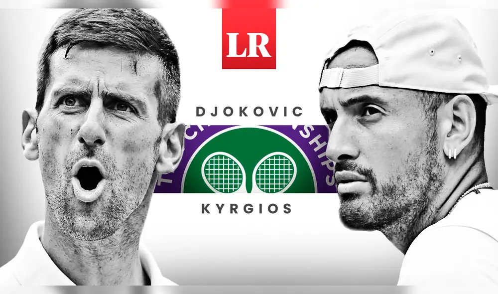 Novak Djokovic vs. Nick Kyrgios EN VIVO y EN DIRECTO desde la Cancha Central por la final de Wimbledon 2022. Foto: composición Fabrizio Oviedo/GLR