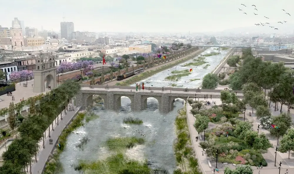 El Centro histórico de Lima busca ser mejorado con el Proyecto Especial Paisajístico Río Rímac. Foto: La República