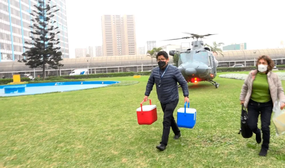 Familiares agradecieron a la familia del donante. Foto: EsSalud Familiares agradecieron a la familia del donante. Foto: EsSalud