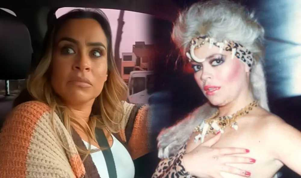 Ethel Pozo relató que, en Halloween, Gisela Valcárcel la vestía con su disfraz de vedette. Foto: composición/captura YouTube/GLR Ethel Pozo relató que, en Halloween, Gisela Valcárcel la vestía con su disfraz de vedette. Foto: composición/captura YouTube/GLR