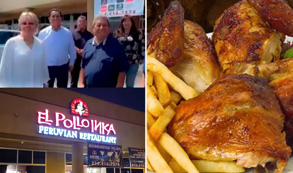 Familia Escobar del Callao a California para deleitar a sus comensales con el Pollo a la brasa. Foto: composición La República/ El Pollo Inka Gardena facebook/ captura America TV