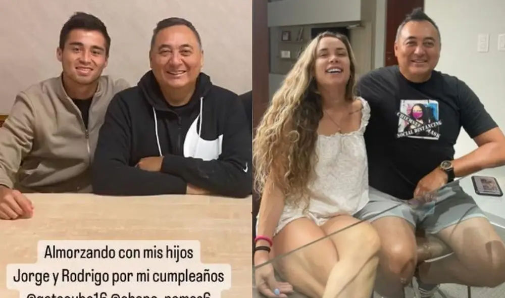 Jorge Cuba está más que feliz por la relación Rodrigo Cuba y Ale Venturo. Foto: composición/ Jorge Cuba/ Instagram
