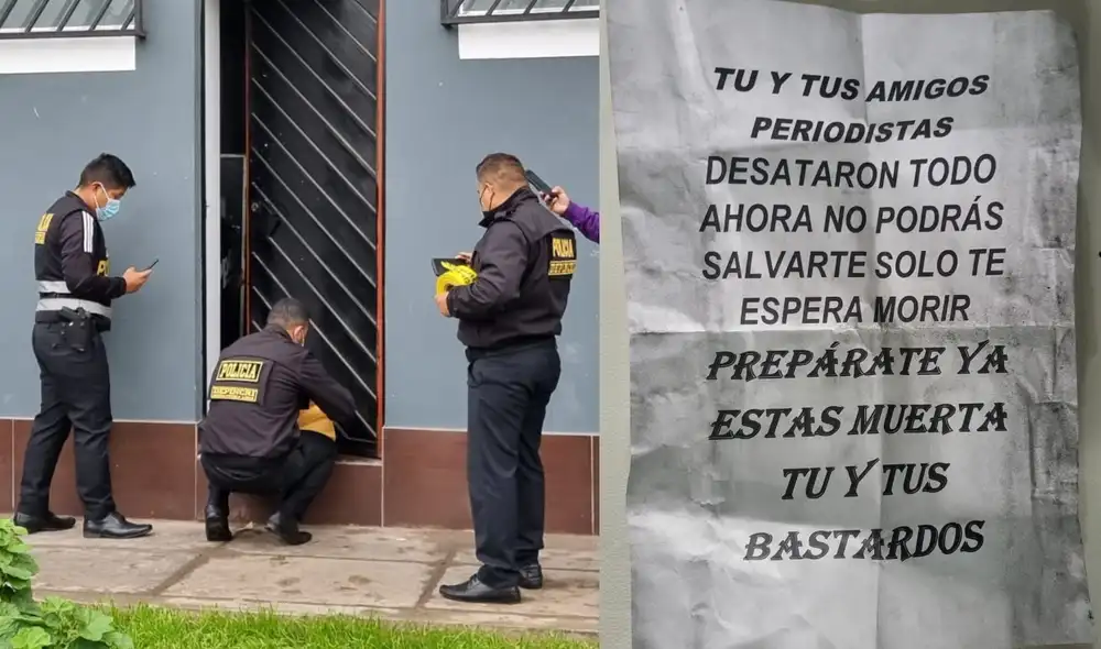 Policía confirmó que el sobre contenía pólvora y municiones. Foto: Deysi Portuguez/URPI-LR Policía confirmó que el sobre contenía pólvora y municiones. Foto: Deysi Portuguez/URPI-LR