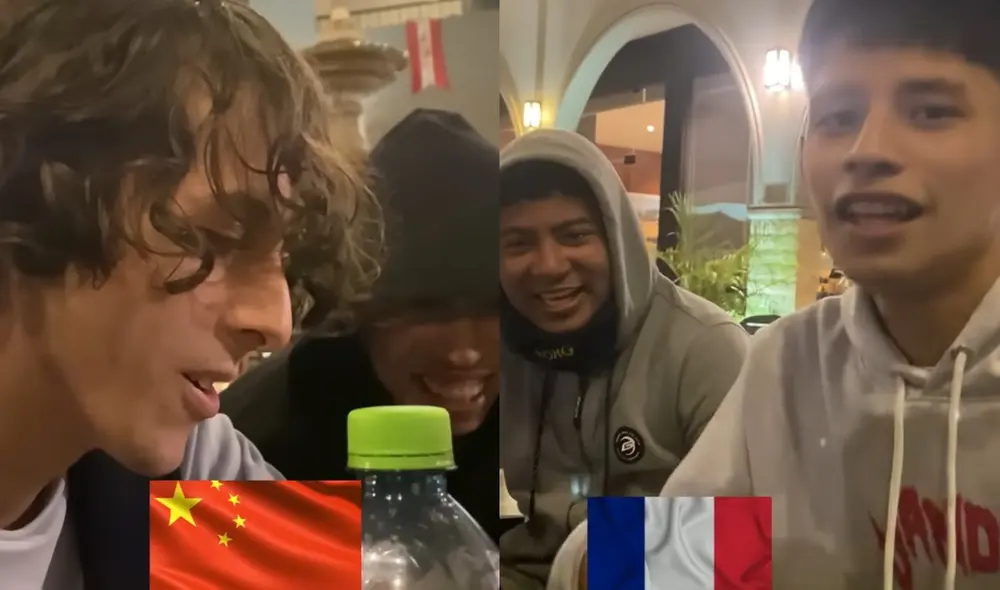 Jaze, Vijay Kesh, Jair Wong y demás se animaron a imitar algunos acentos al momento de rapear. Foto: captura/YouTube