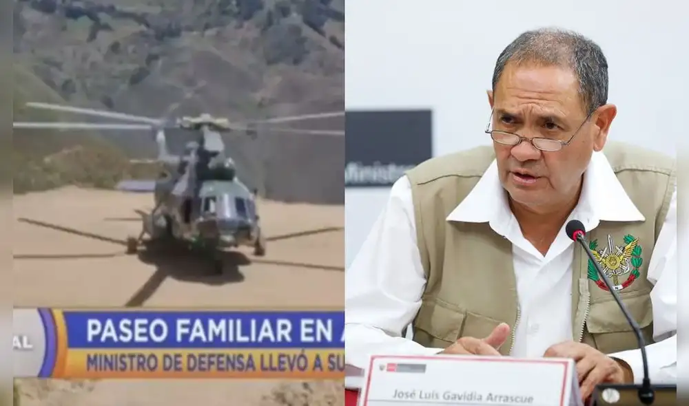 El ministro Gavidia había usado avión del Estado con sus tres hijas. Foto: composición LR/captura de Punto Final/La República