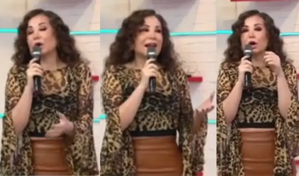 Janet Barboza recordó la época de Gisela Valcárcel como vedette. Foto: captura de América TV