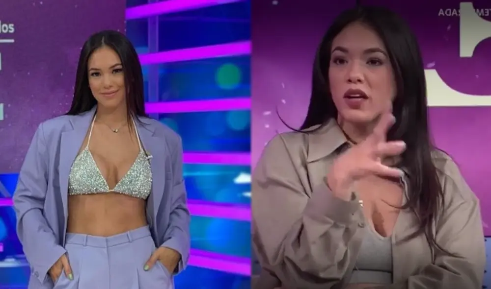 Jazmín Pinedo revela detalles de su vida amorosa tras separarse de Gino Assereto. Foto: Captura de América TV / Instagram @jazmínpinedo